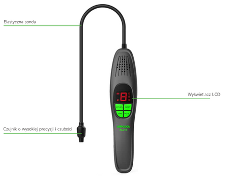 Wykrywacz nieszczelności podgrzewana dioda Wipcool ALD-2