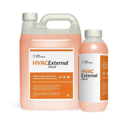 Préparation pour condenseurs lamellaires et ventilateurs HVAC EXTERNAL Alkali 1l