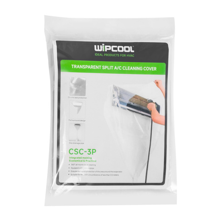 Pokrowiec do mycia klimatyzacji ściennej Wipcool CSC-3S (2.5m)