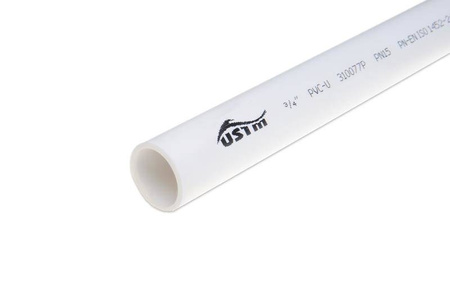 Rura 1/2" PVC PN15 310057 3mb USTM