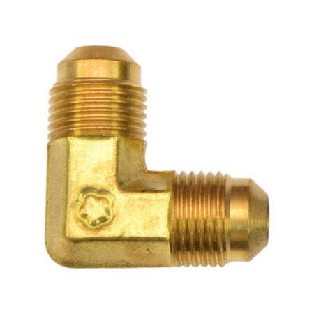 Złączka mosiężna kątowa 1/4"SAE x 1/4" NPT