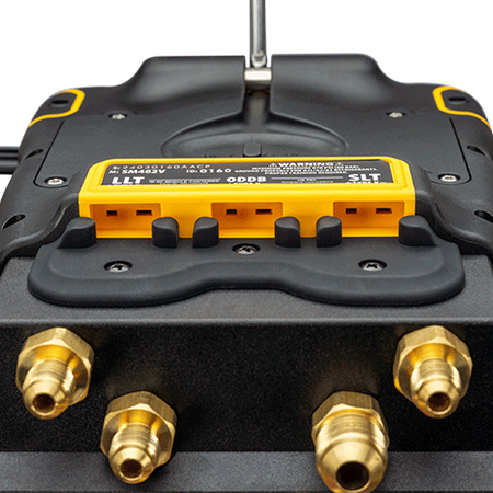 Veldstuk SM482V ventielarmatuur met geïntegreerde vaccuometer